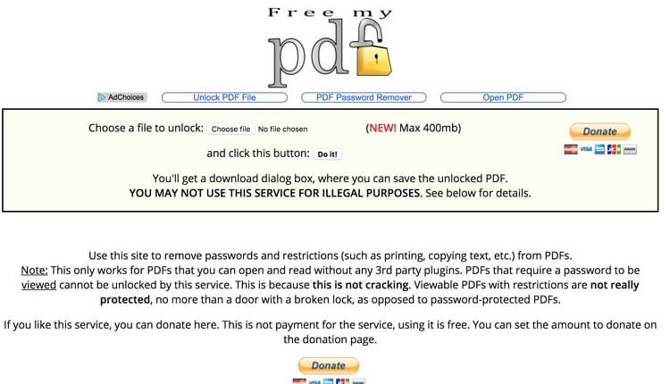Freemypdf介面